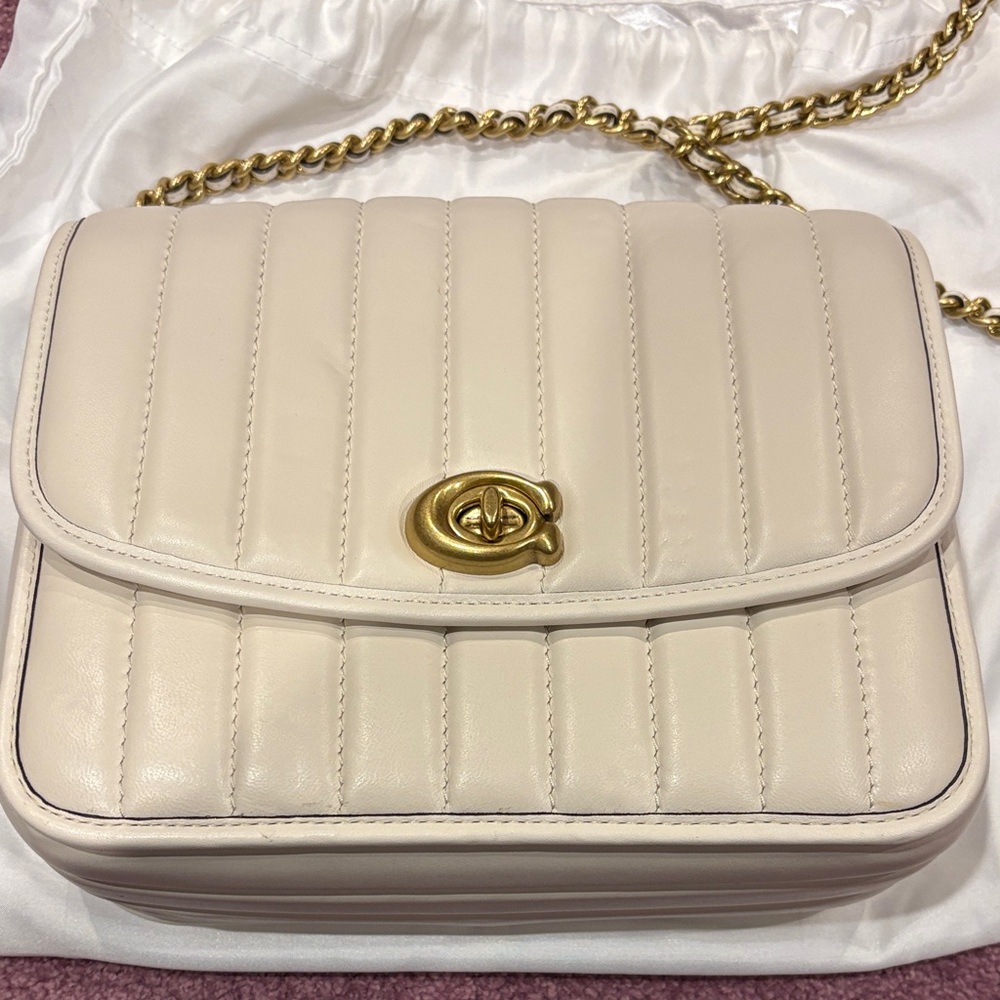 Coach Madison Bag in Cream - Picture 2 of 8